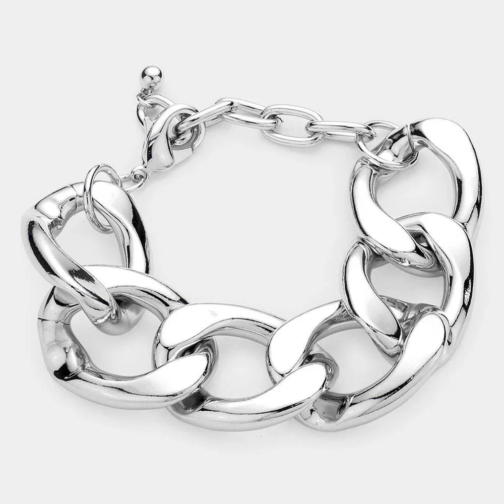Curb Chain Bracelet - Jewelry Store by Erik Rayo