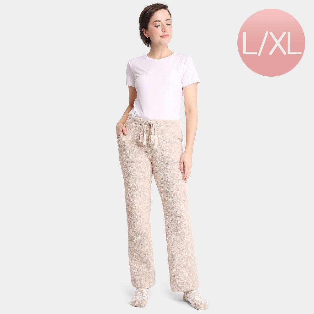 Beige Solid Loungewear Pants - Jewelry Store by Erik Rayo