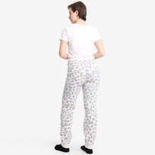 Load image into Gallery viewer, Blue Leopard Patterned Soft Loungewear Pants
