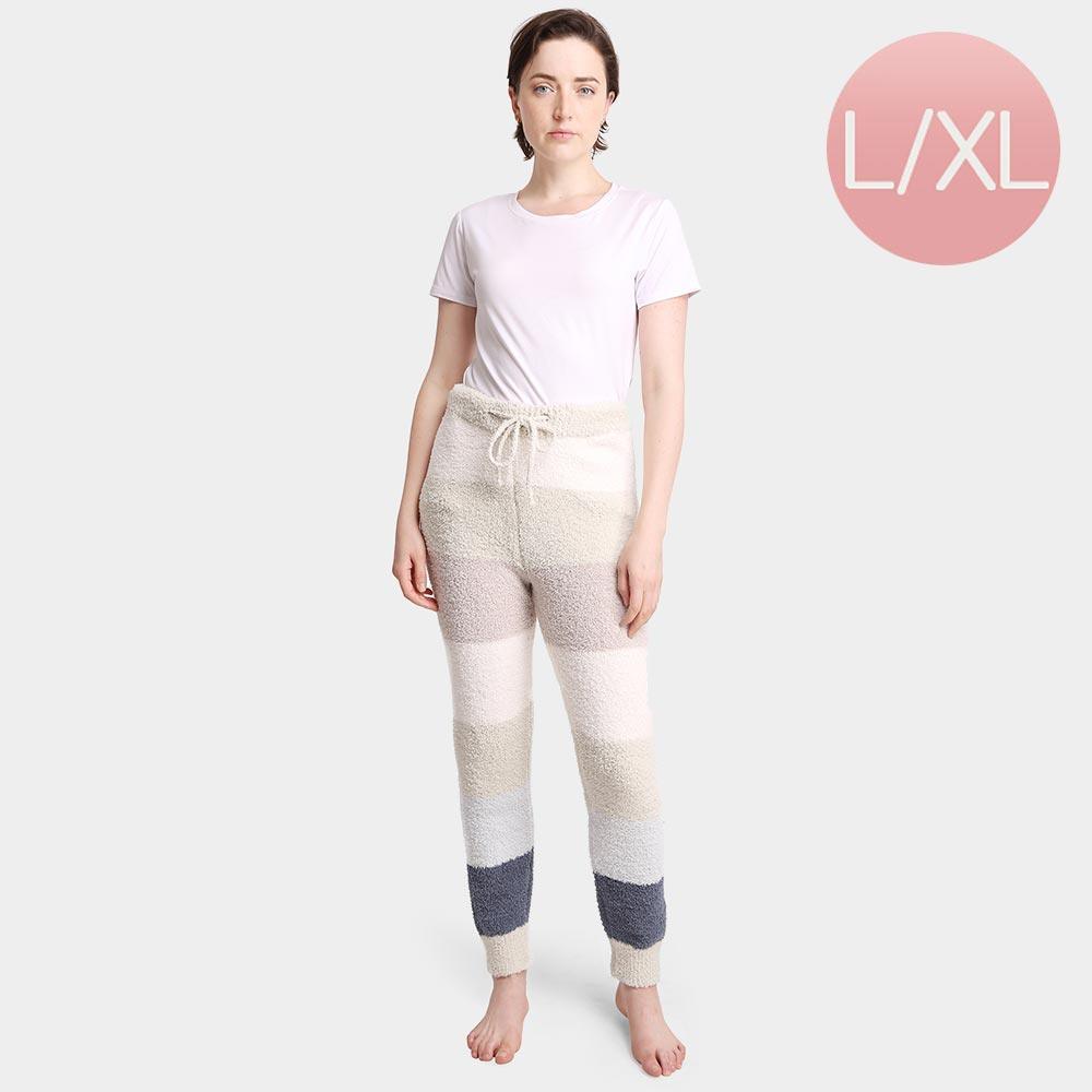 Navy Color Block Soft Loungewear Pants - Jewelry Store by Erik Rayo