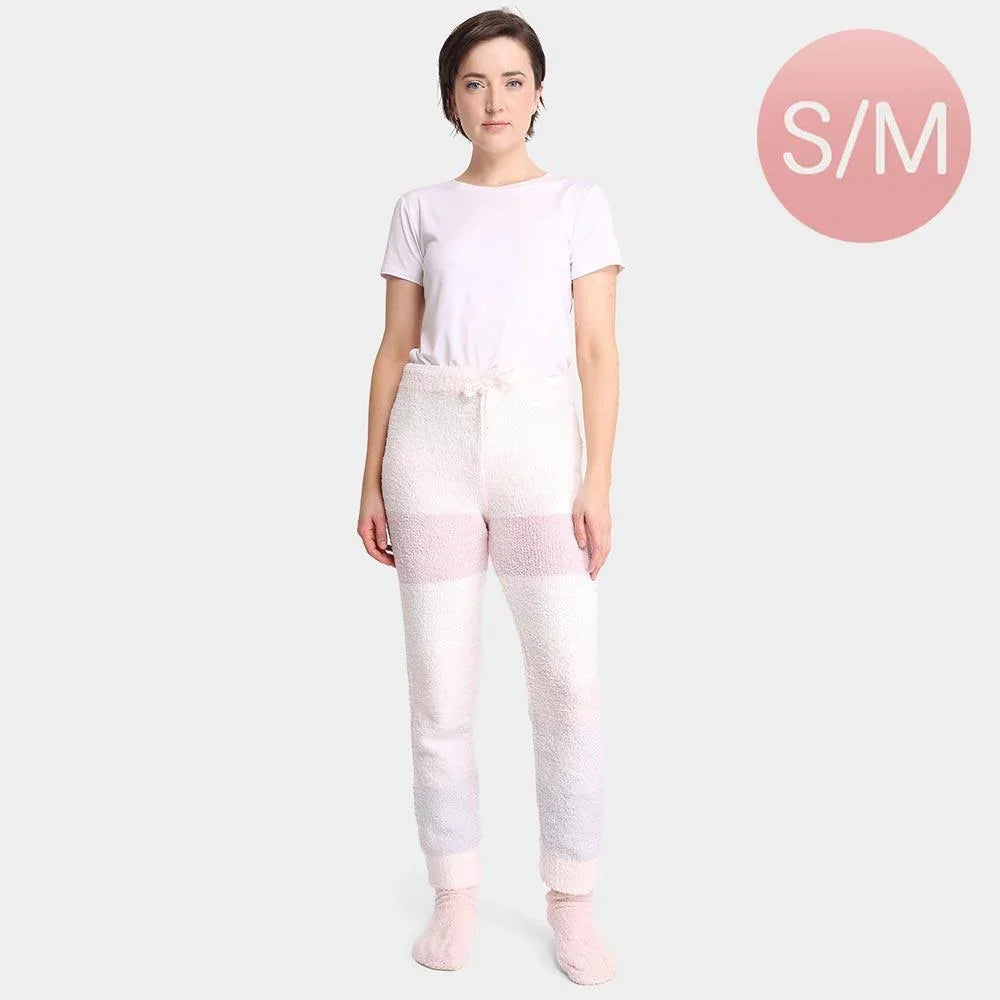 Pink Color Block Soft Loungewear Pants - Jewelry Store by Erik Rayo