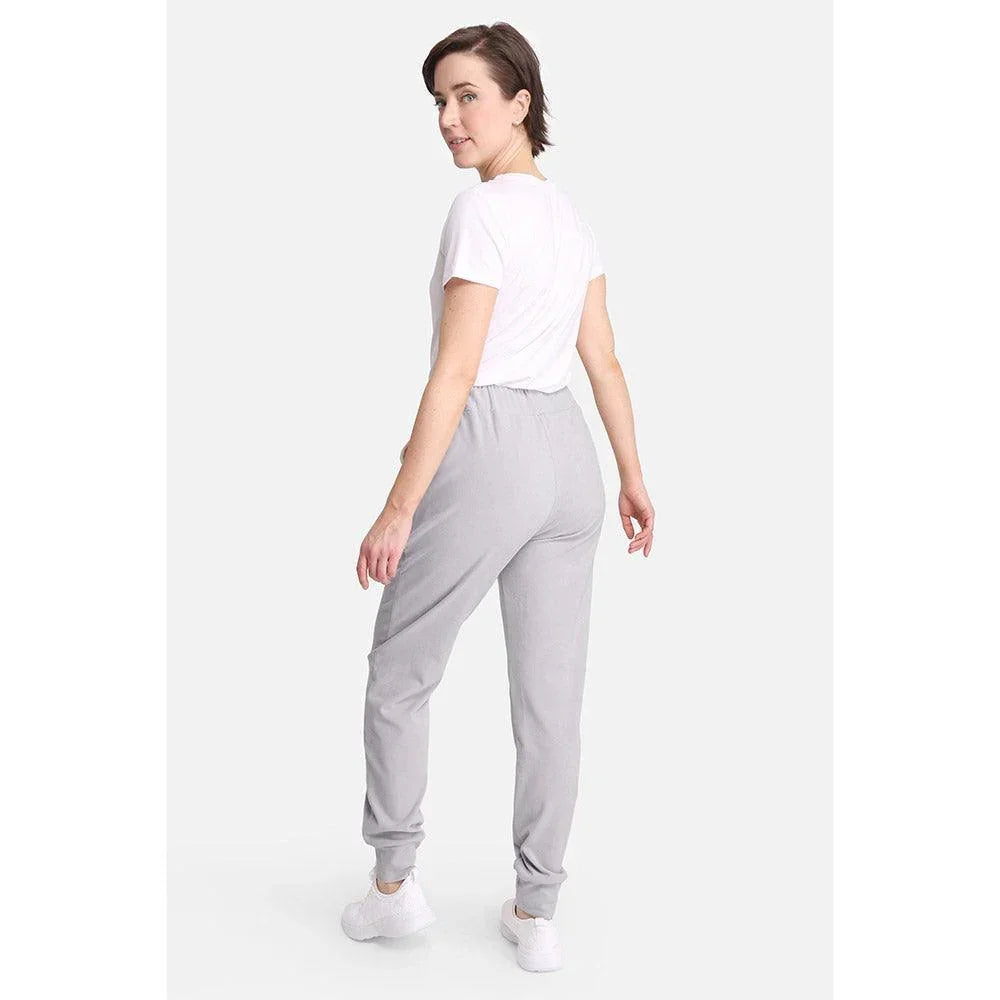 Gray Solid Front Pockets Loungewear Drawstring Jogger Pants - Jewelry Store by Erik Rayo