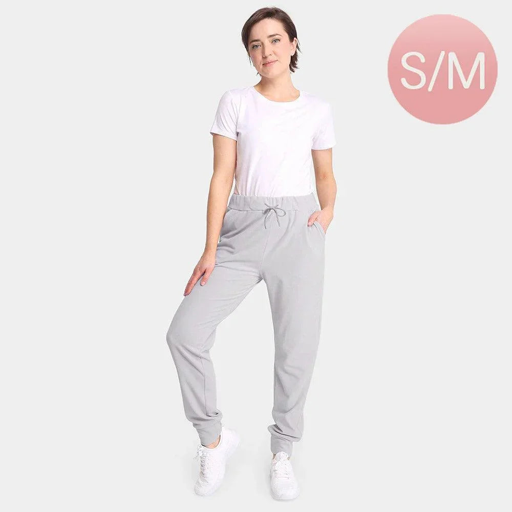 Gray Solid Front Pockets Loungewear Drawstring Jogger Pants - Jewelry Store by Erik Rayo