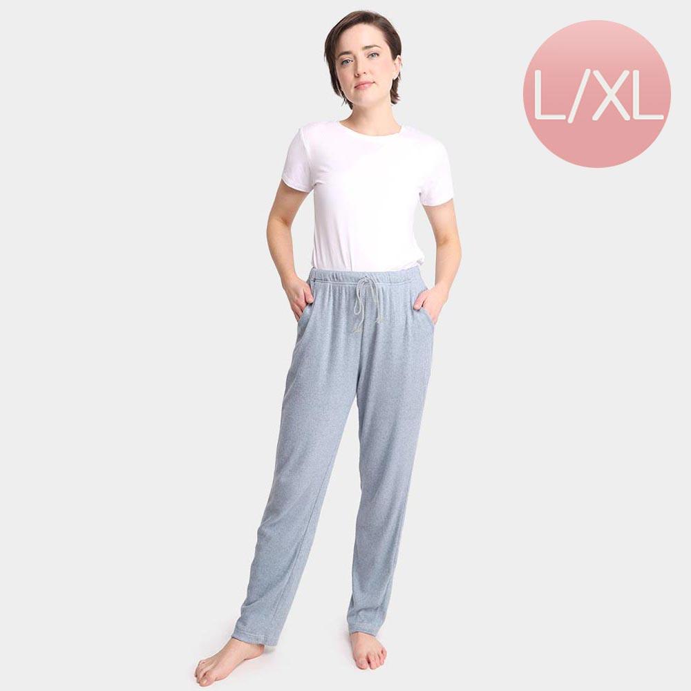 Blue Solid Loungewear Pants