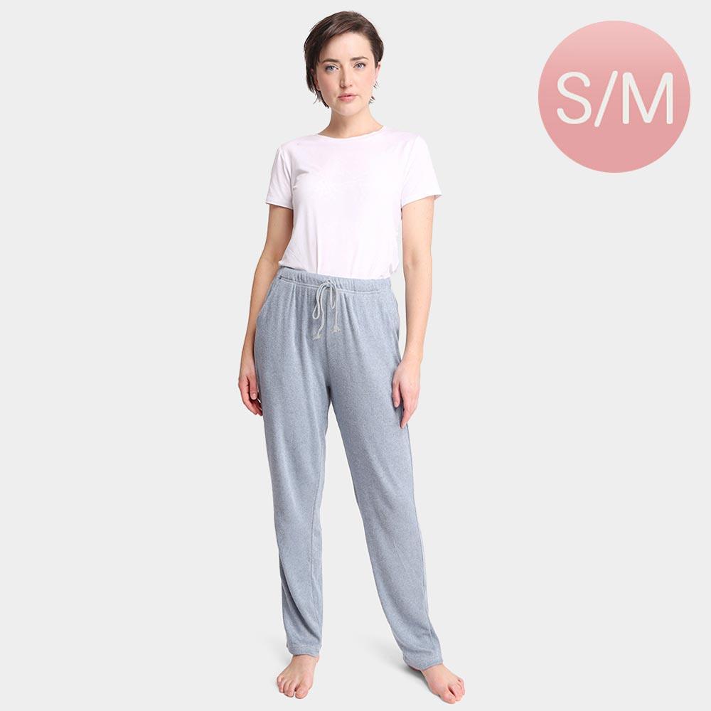 Blue Solid Loungewear Pants