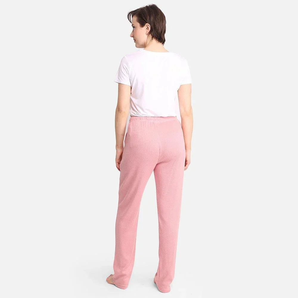 Pink Solid Loungewear Pants - Jewelry Store by Erik Rayo