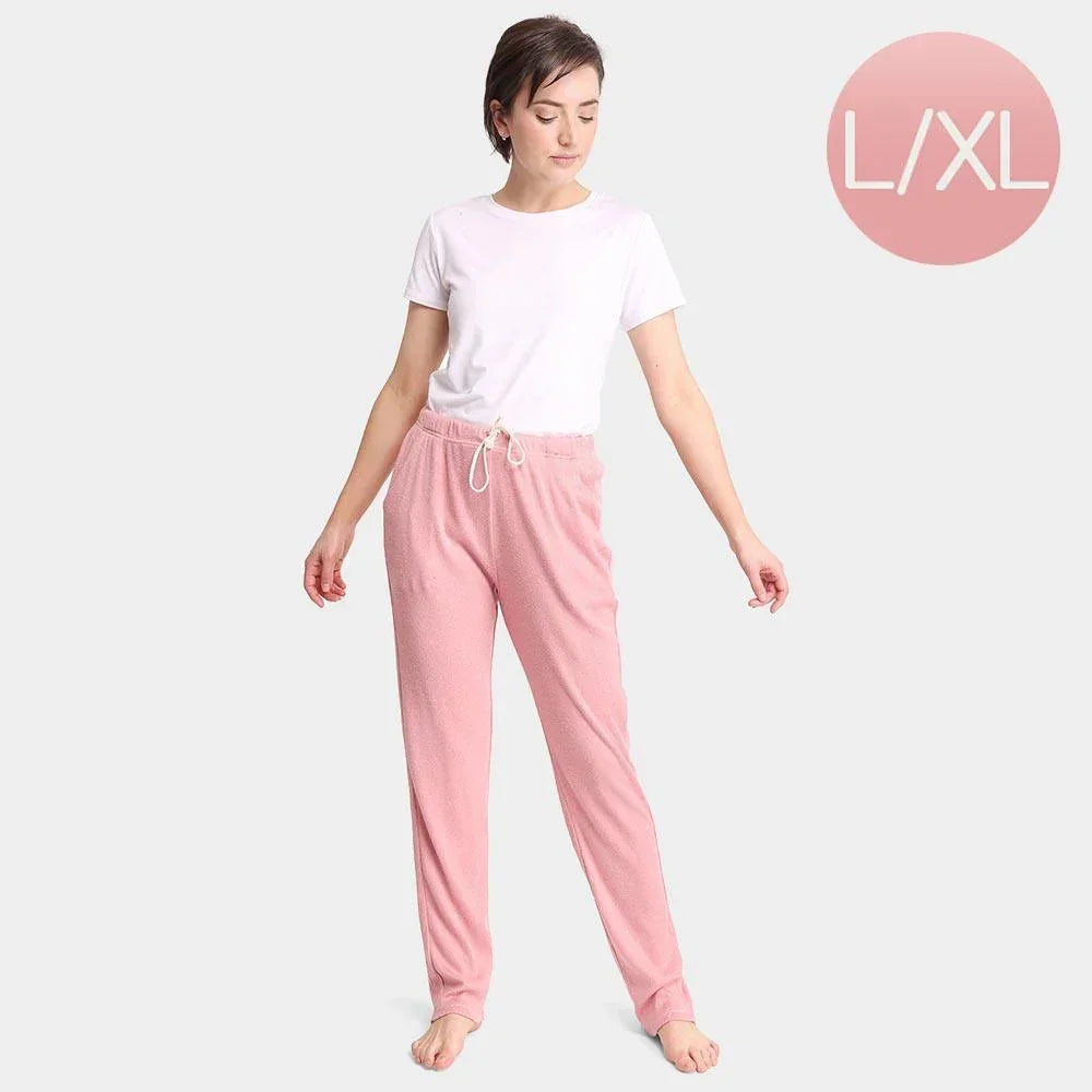 Pink Solid Loungewear Pants - Jewelry Store by Erik Rayo
