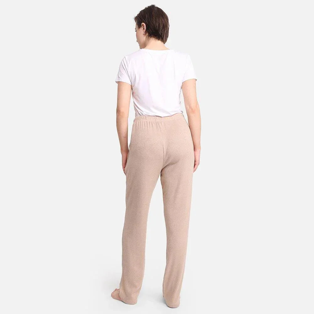 Tan Solid Loungewear Pants - Jewelry Store by Erik Rayo