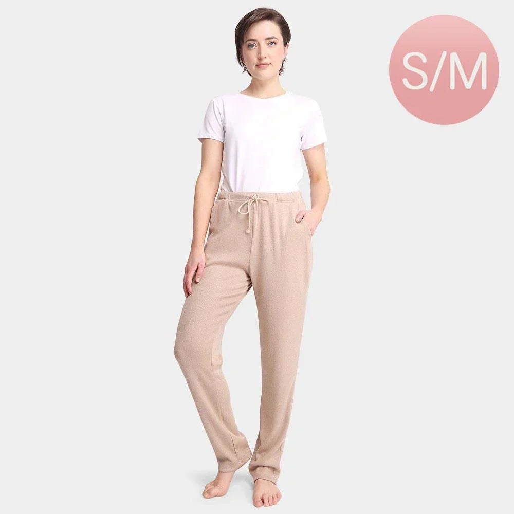 Tan Solid Loungewear Pants - Jewelry Store by Erik Rayo