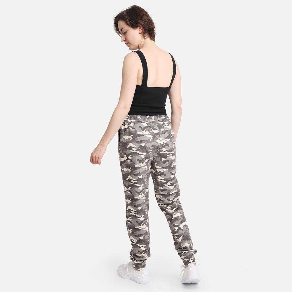 Green Camouflage Patterned Loungewear Pants - Jewelry Store by Erik Rayo