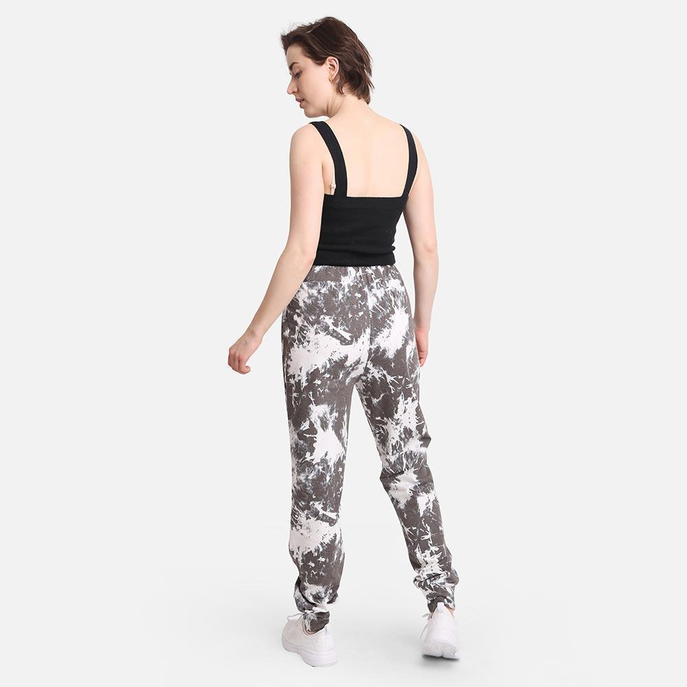 Black Tie Dye Loungewear Pants - Jewelry Store by Erik Rayo