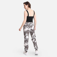 Load image into Gallery viewer, Black Tie Dye Loungewear Pants
