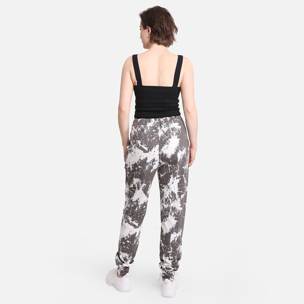 Black Tie Dye Loungewear Pants - Jewelry Store by Erik Rayo