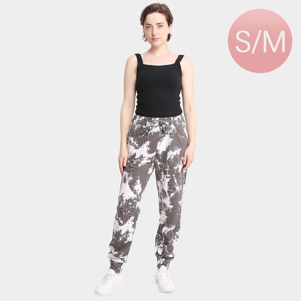 Black Tie Dye Loungewear Pants