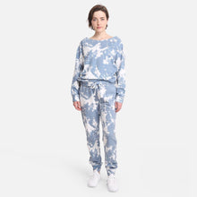 Load image into Gallery viewer, Blue Tie Dye Loungewear Pants
