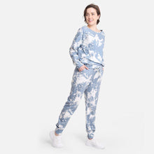 Load image into Gallery viewer, Blue Tie Dye Loungewear Pants
