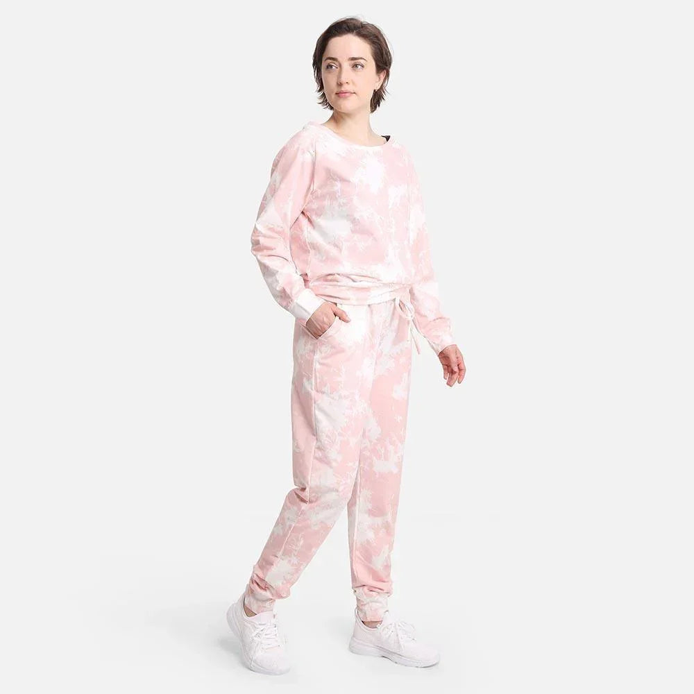 Pink Tie Dye Loungewear Pants - Jewelry Store by Erik Rayo