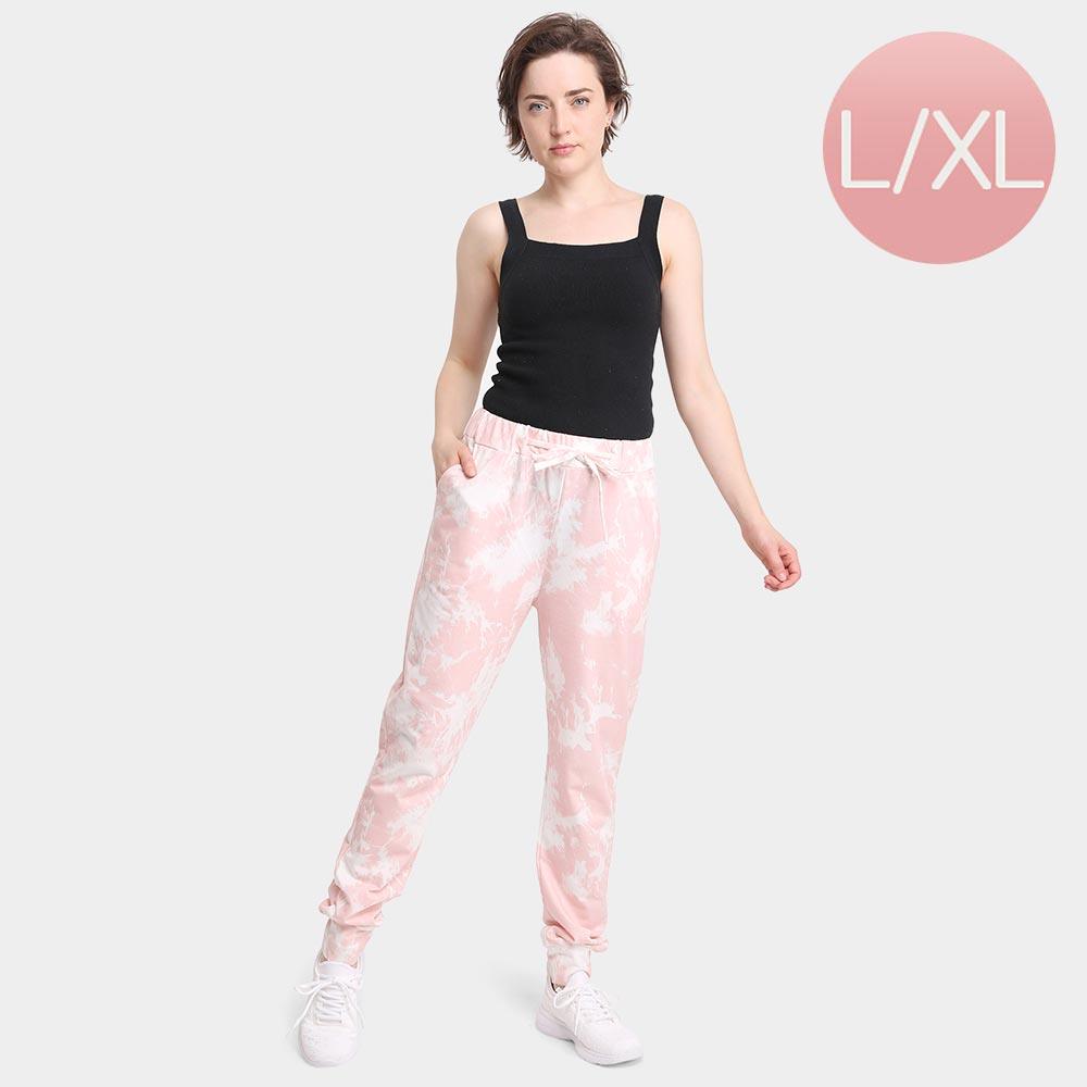 Pink Tie Dye Loungewear Pants