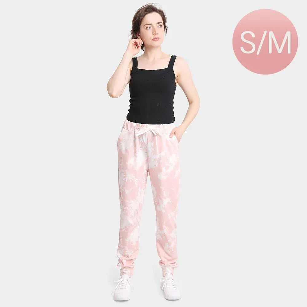 Pink Tie Dye Loungewear Pants - Jewelry Store by Erik Rayo