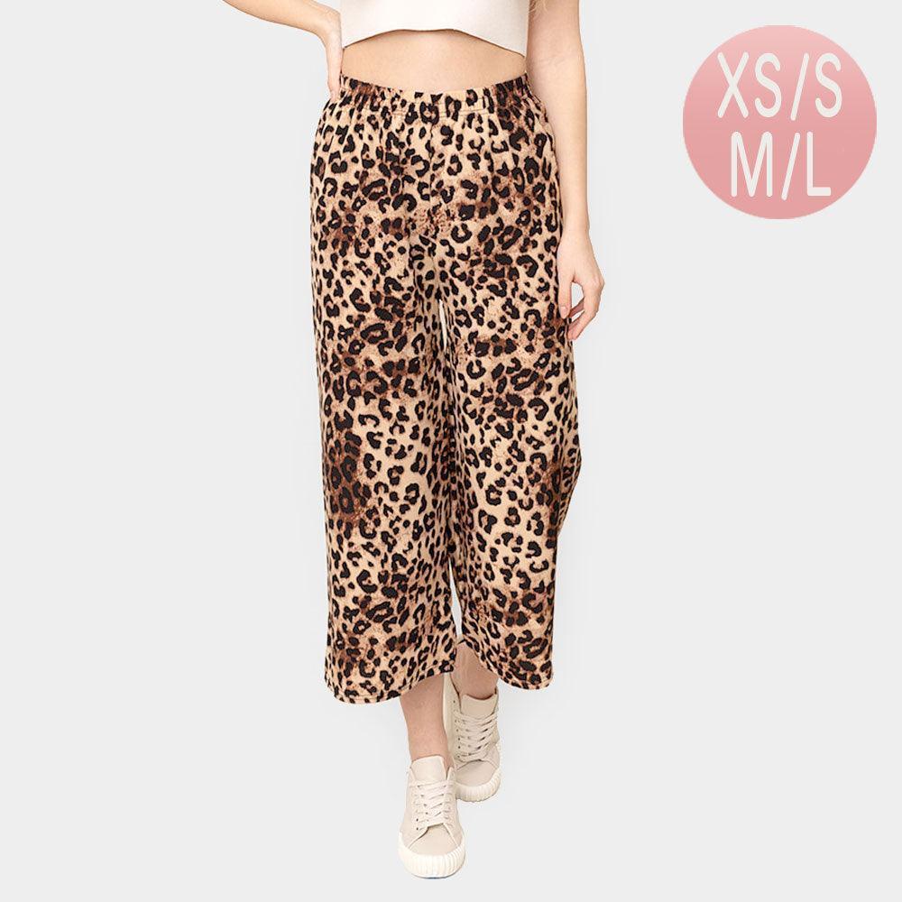 Brown Leopard Print Pants - Jewelry Store by Erik Rayo