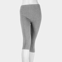 Load image into Gallery viewer, Gray Capri Stretch Light Leggings
