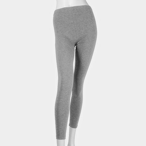 Gray Stretch Ankle Light Leggings