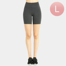Load image into Gallery viewer, Charcoal Ladies High Waisted 15 Inch Outseam Shorts Leggings
