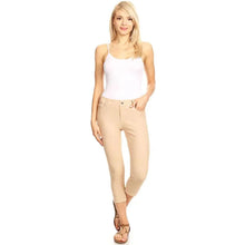 Load image into Gallery viewer, Camel Classic Solid Skinny Jeggings
