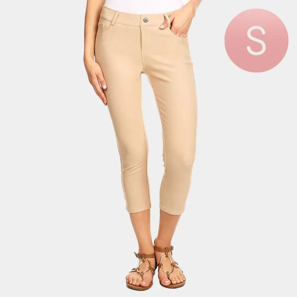 Camel Classic Solid Skinny Jeggings