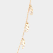 Load image into Gallery viewer, Gold Metal Seahorse Long Necklace
