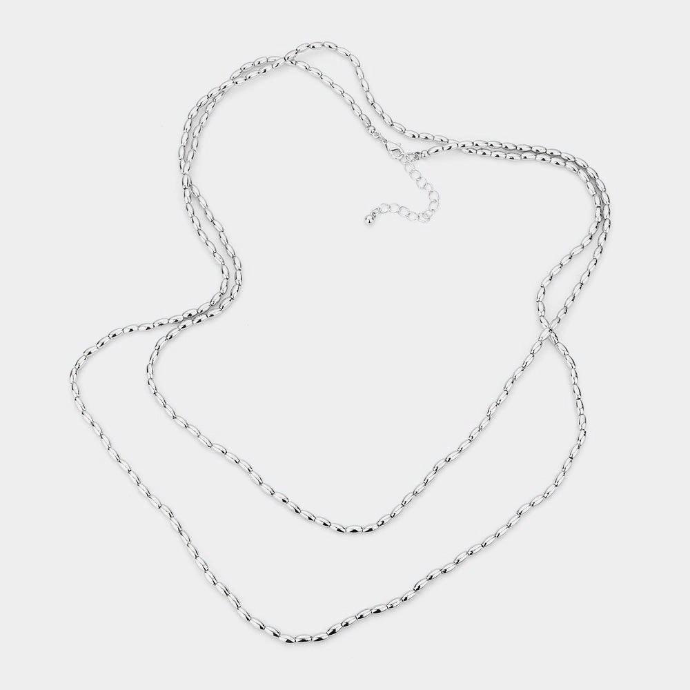 Beaded Long Necklace - Jewelry Store by Erik Rayo