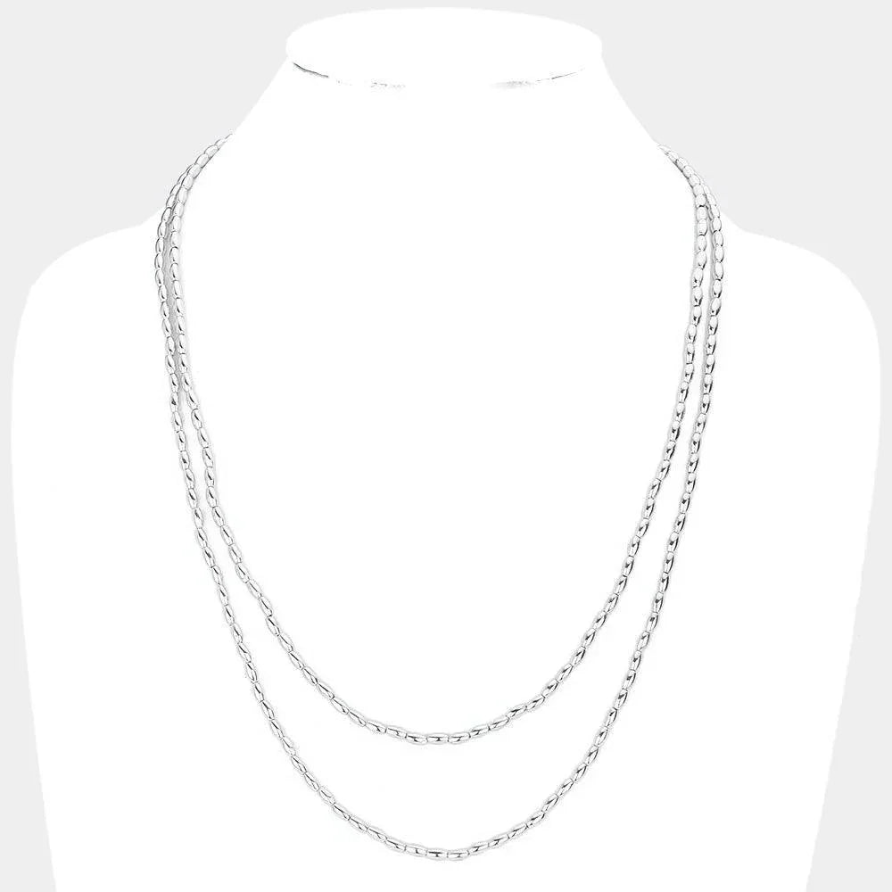 Beaded Long Necklace - Jewelry Store by Erik Rayo
