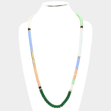 Load image into Gallery viewer, Resin Beaded Long Necklace
