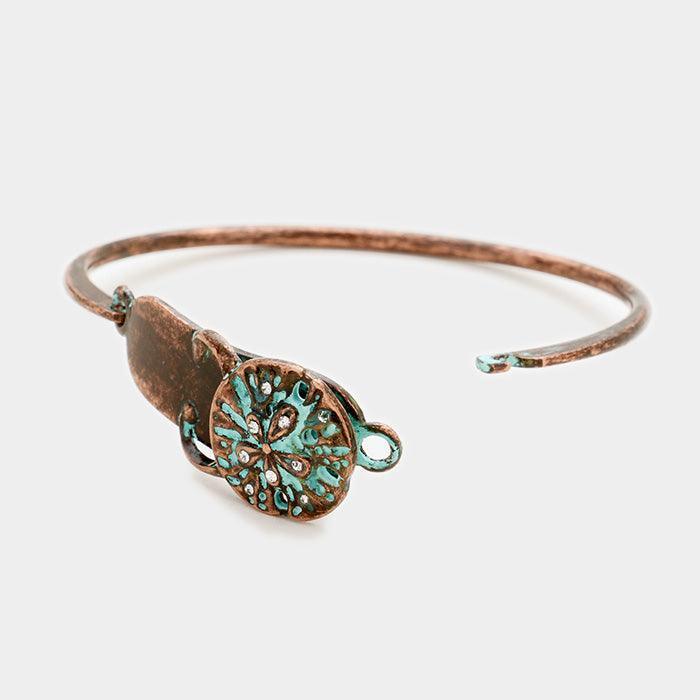 Flip Flops Slippers Sand Dollar Hook Bracelet - Jewelry Store by Erik Rayo