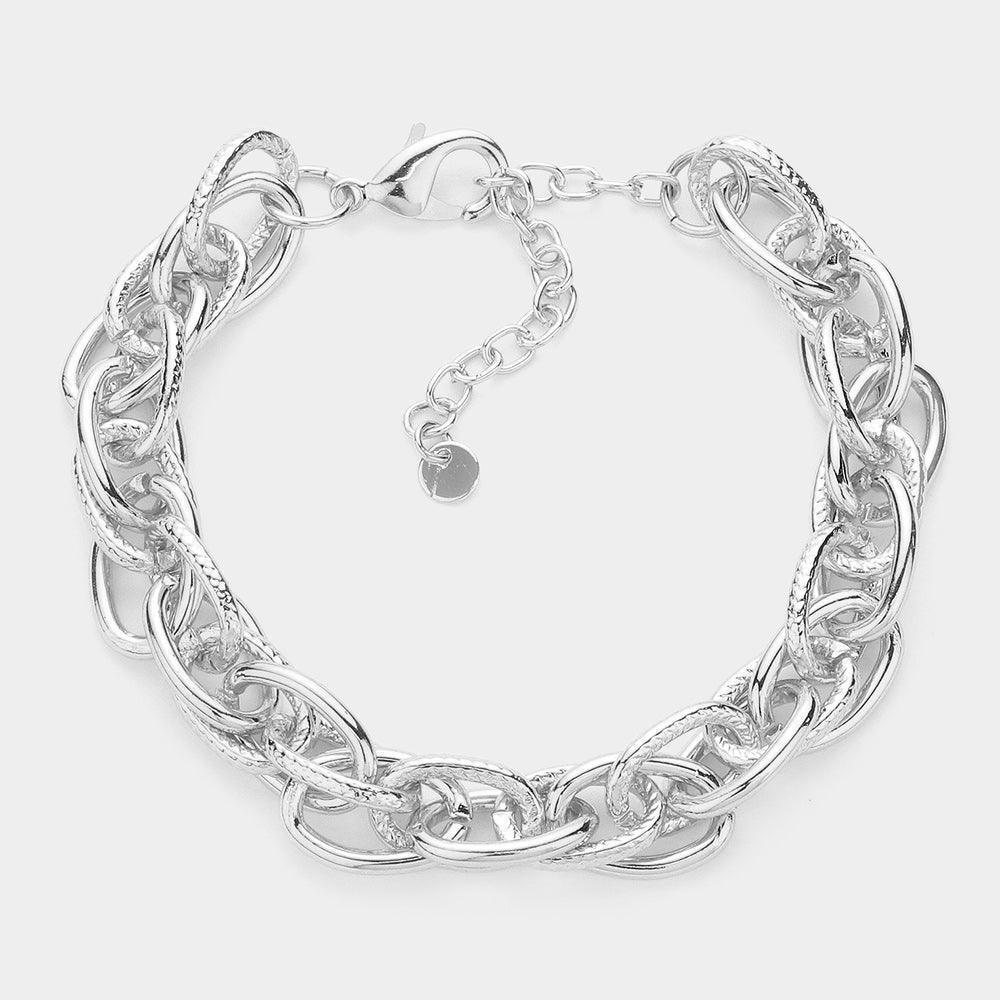 Chunky Metal Chain Bracelet - Jewelry Store by Erik Rayo