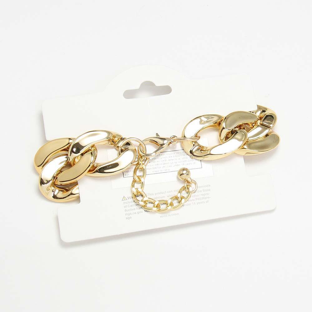 Gold Chain Link Bracelet - Jewelry Store by Erik Rayo