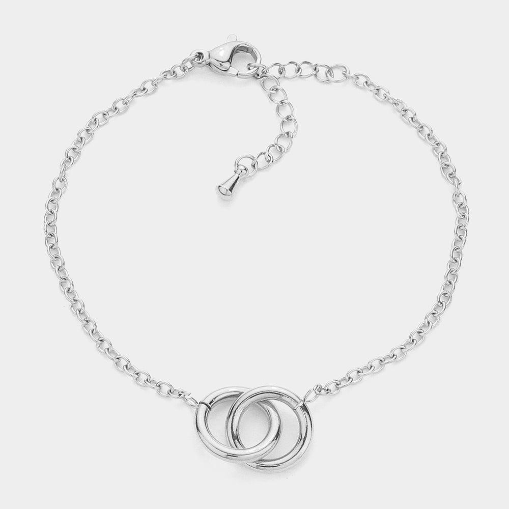 Stainless Steel Infinity Chain Link Bracelet