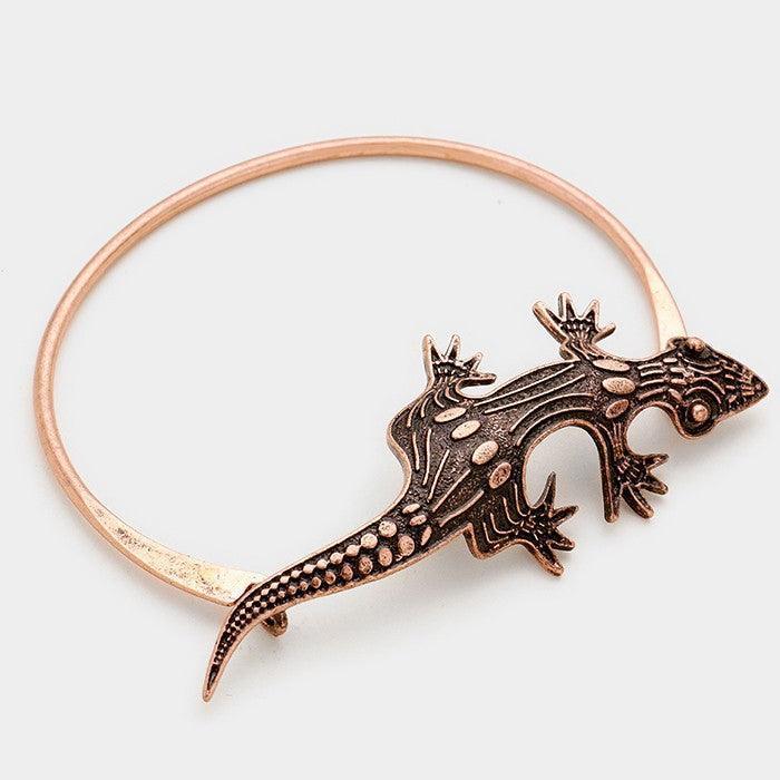 Metal Lizard hook bracelet - Jewelry Store by Erik Rayo