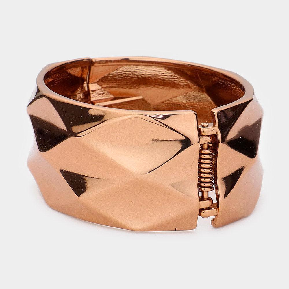 Metal Hinged Bangle Bracelet - Jewelry Store by Erik Rayo