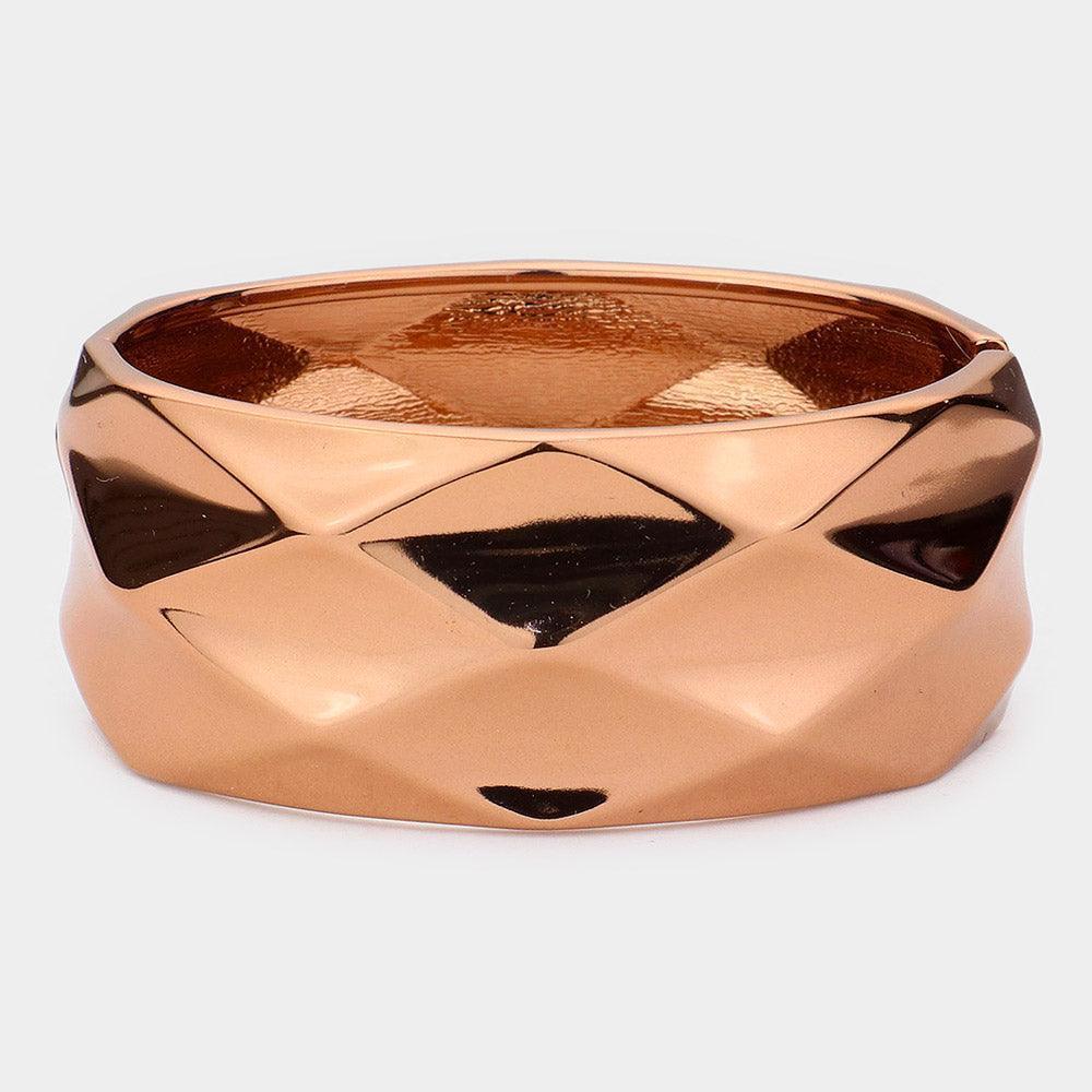 Metal Hinged Bangle Bracelet - Jewelry Store by Erik Rayo