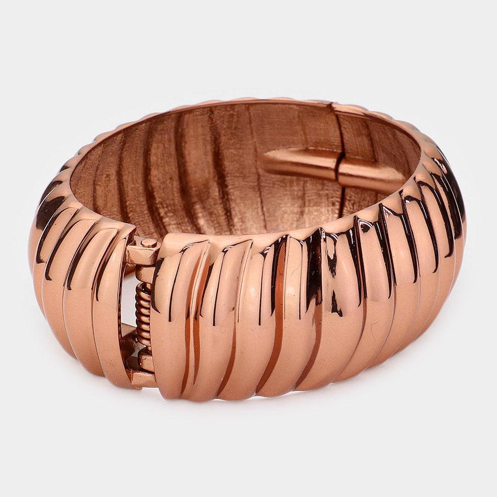 Hinged Metal Bangle Bracelet - Jewelry Store by Erik Rayo