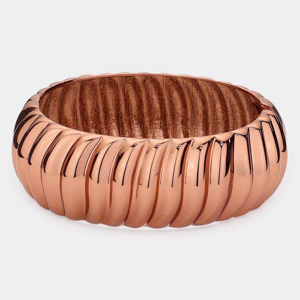 Hinged Metal Bangle Bracelet - Jewelry Store by Erik Rayo