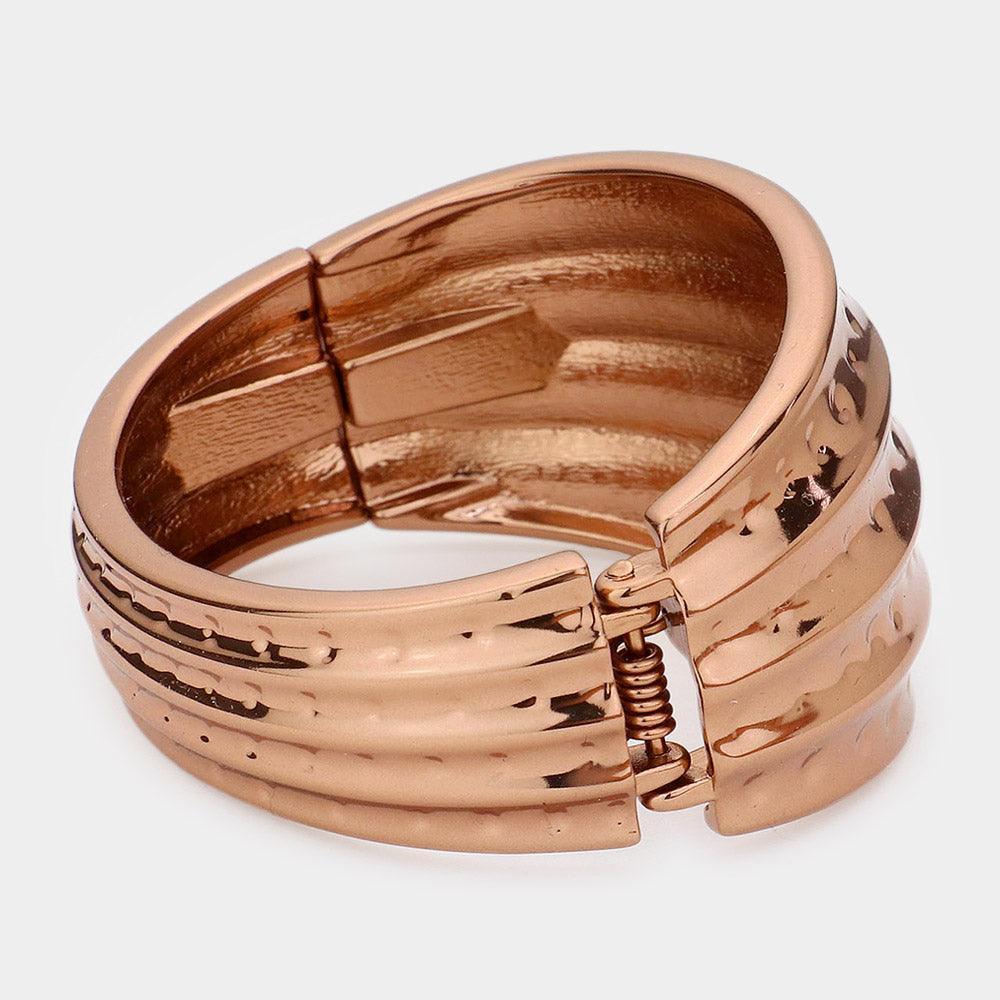 Hinged Metal Bangle Bracelet - Jewelry Store by Erik Rayo