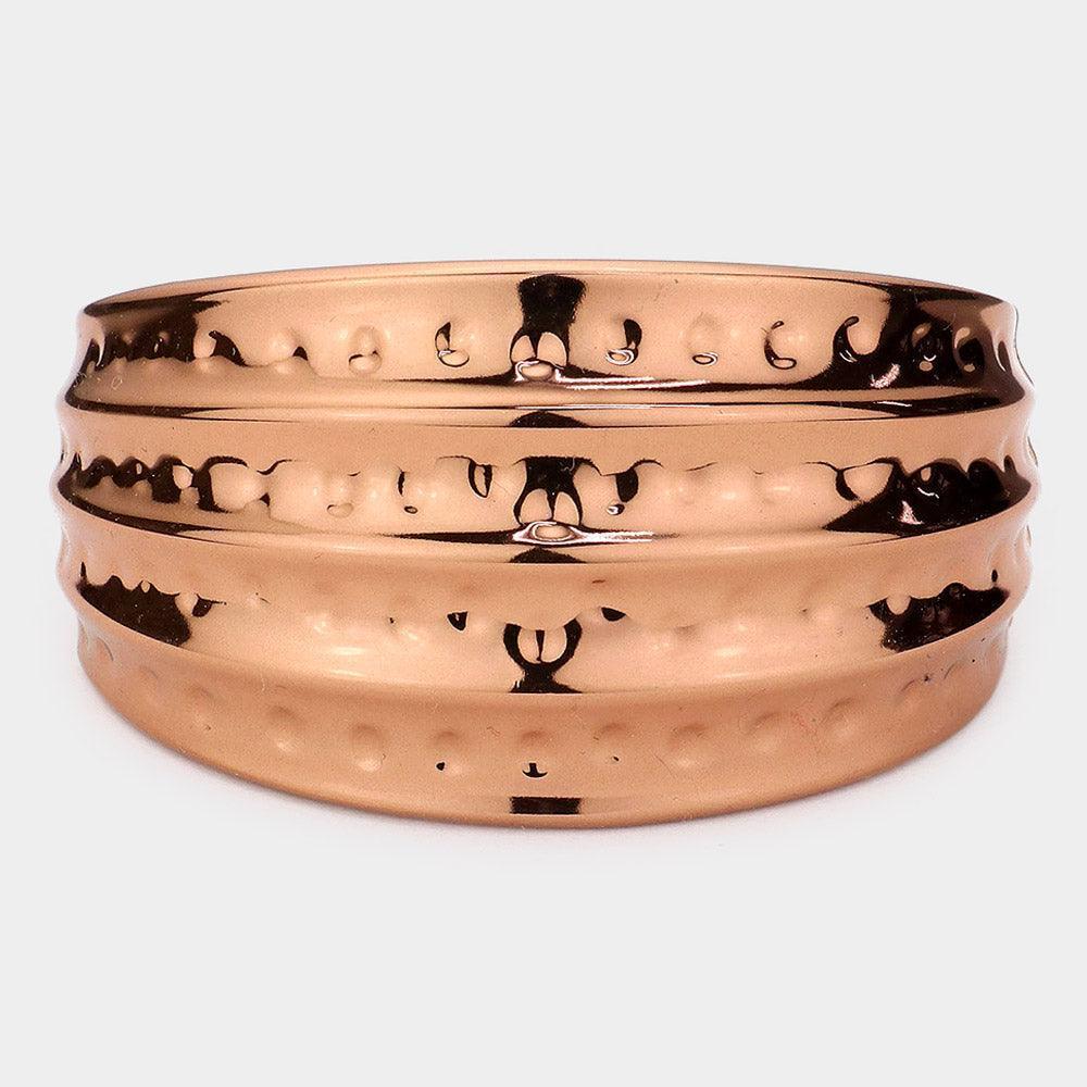 Hinged Metal Bangle Bracelet - Jewelry Store by Erik Rayo
