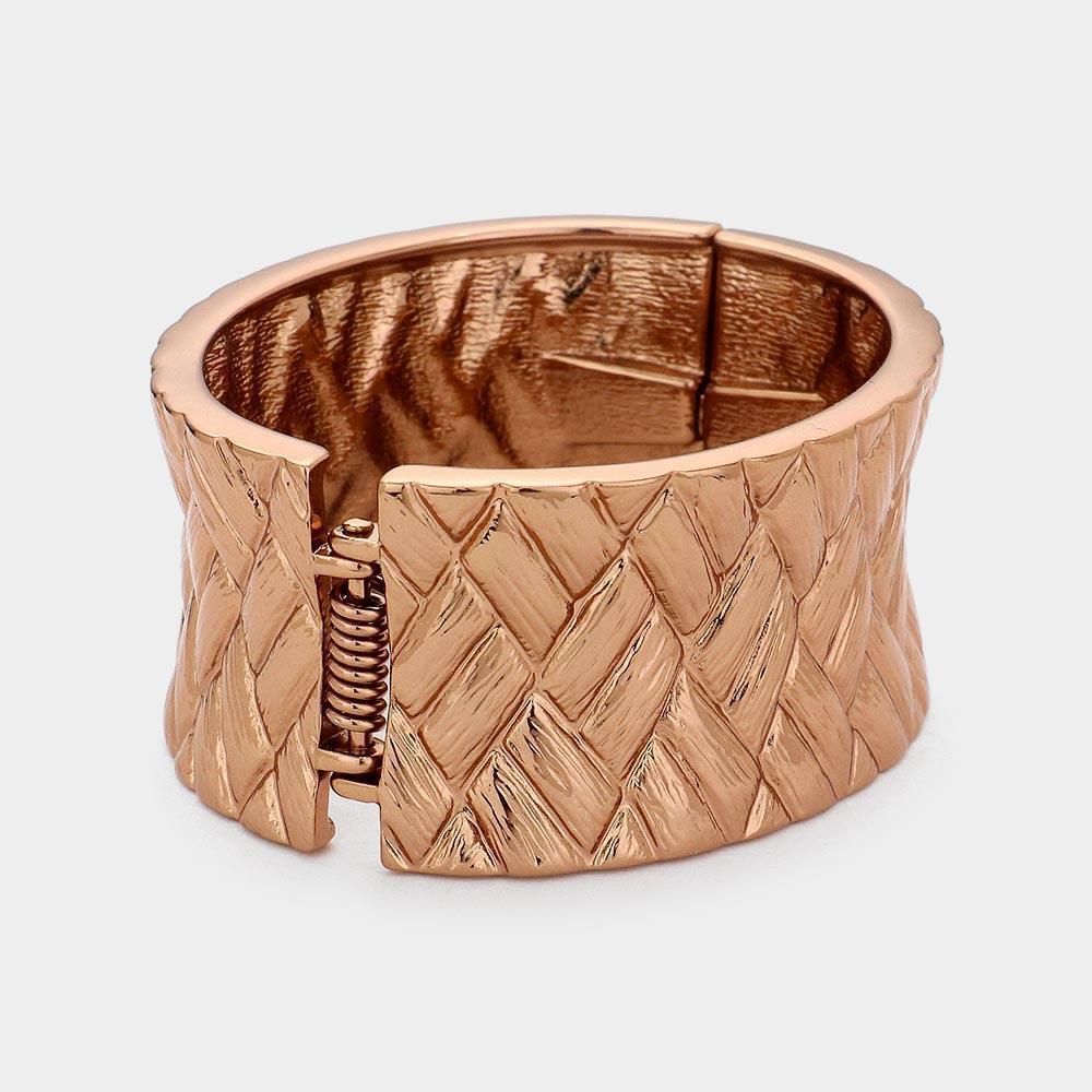 Hinged Metal Bangle Bracelet - Jewelry Store by Erik Rayo