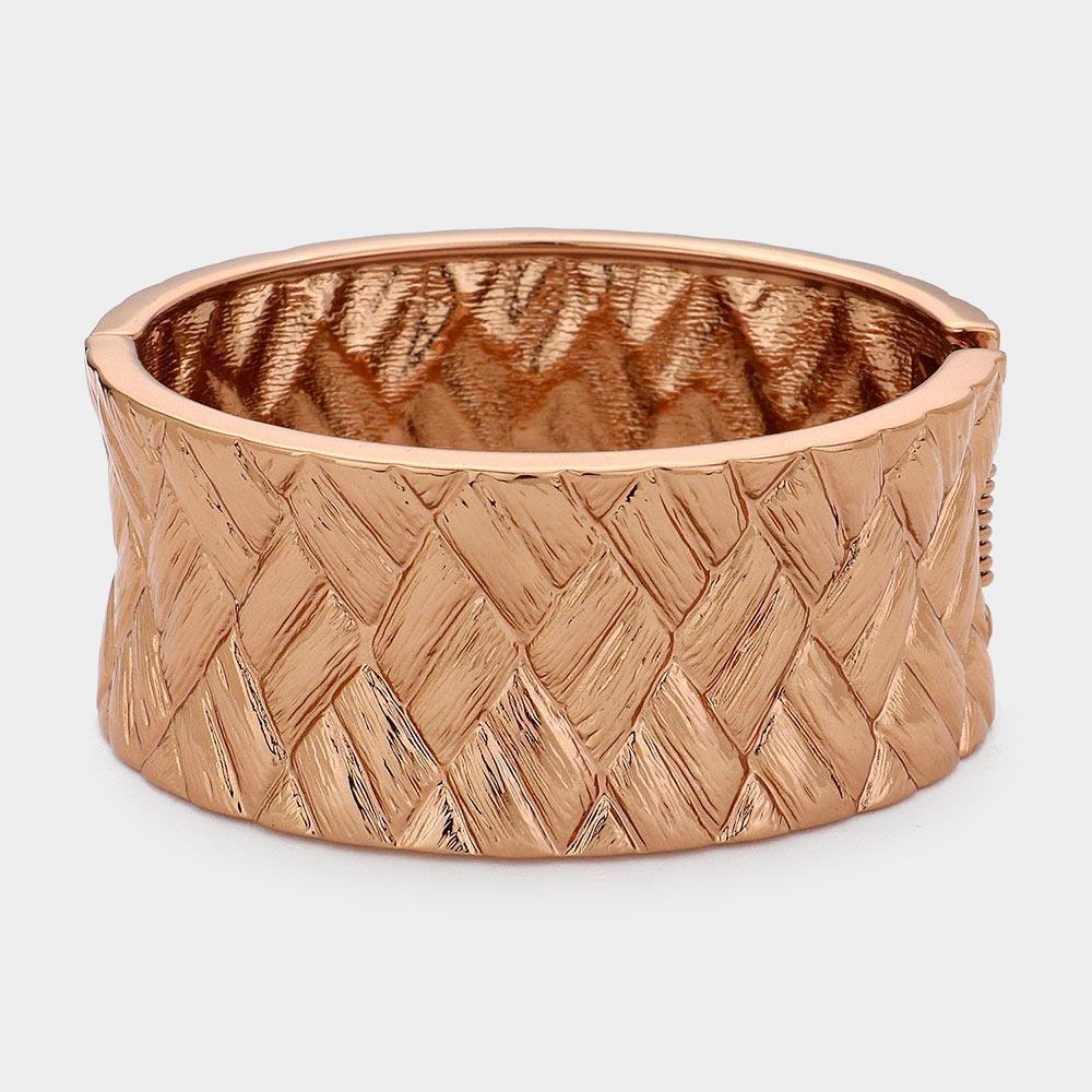 Hinged Metal Bangle Bracelet - Jewelry Store by Erik Rayo