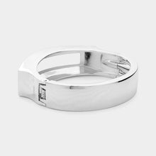 Load image into Gallery viewer, Metal Open Rectangle Hinged Bangle Bracelet
