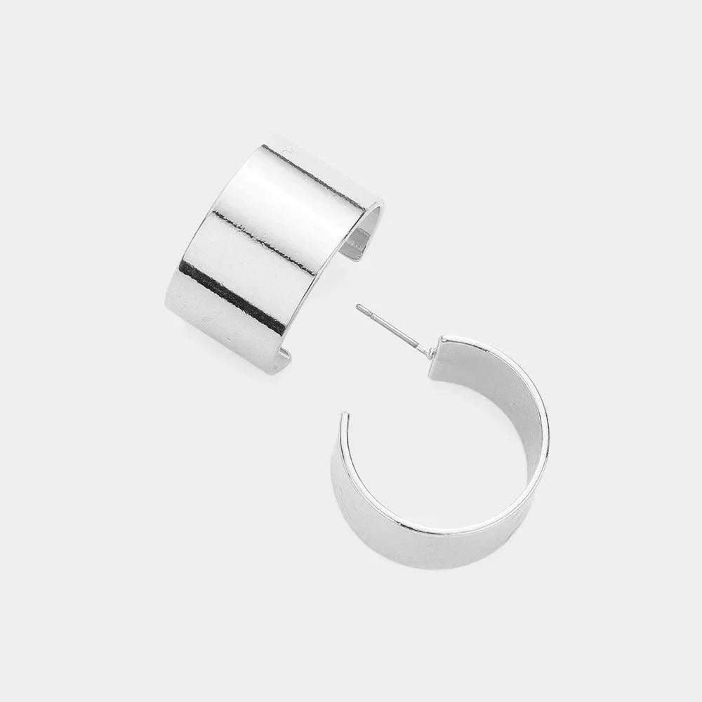 Metal Hoop Earrings - Jewelry Store by Erik Rayo