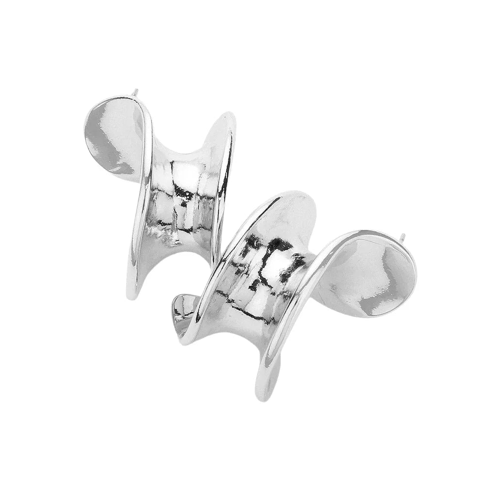 Abstract Metal Earrings - Jewelry Store by Erik Rayo