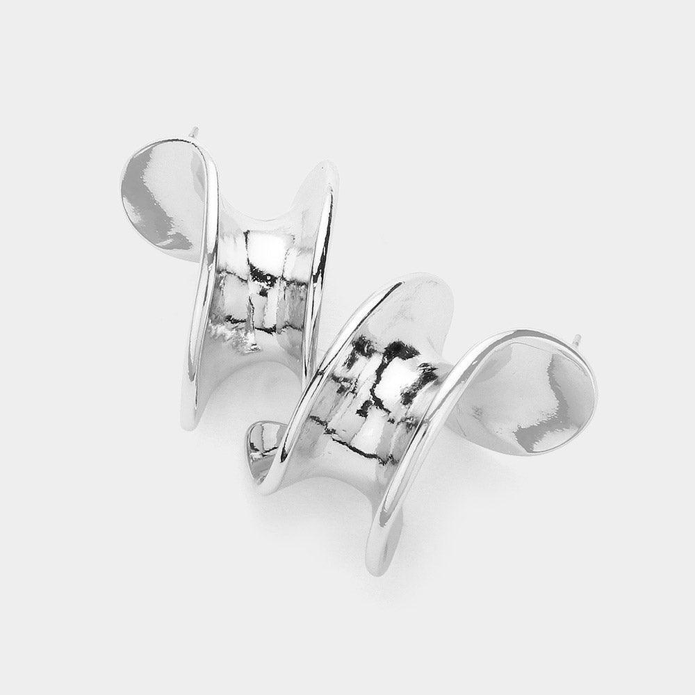 Abstract Metal Earrings - Jewelry Store by Erik Rayo